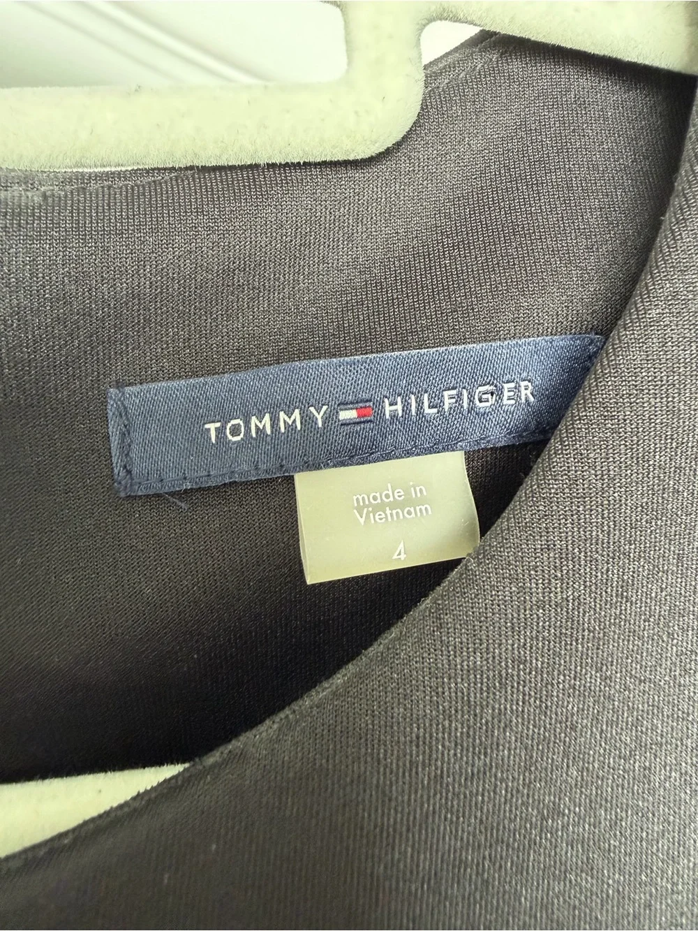 NWT Tommy Hilfiger Black and White Fitted Dress